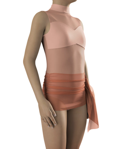 SASHA Leotard Base - Dusty Pink